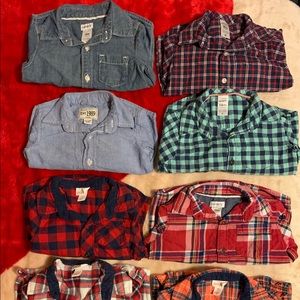 Baby Boy Flannel Tops